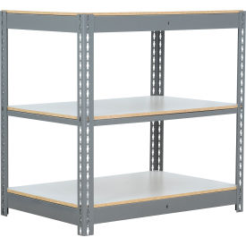 GoVets 3 Shelf Commercial Duty Boltless Shelving Starter 48