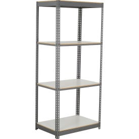 GoVets 4 Shelf Commercial Duty Boltless Shelving Starter 36