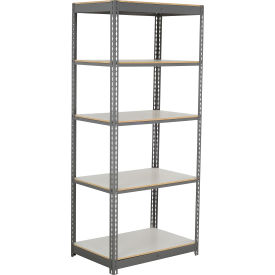 GoVets 5 Shelf Commercial Duty Boltless Shelving Starter 36