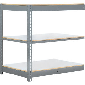 GoVets 3 Shelf Commercial Duty Boltless Shelving Add On 36