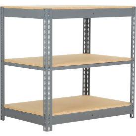 GoVets 3 Shelf Commercial Duty Boltless Shelving Starter 48