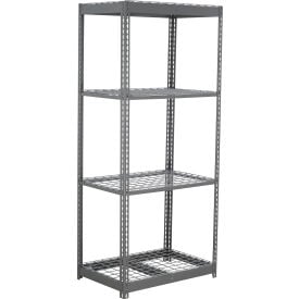 GoVets 4 Shelf Commercial Duty Boltless Shelving Starter 48