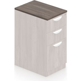 Offices To Go™ Pedestal Top in Artisan Gray - Executive Modular Furniture 2TOP-AGLSL2