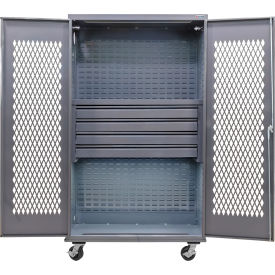 GoVets Configurable Ventilated Mobile Drawer Cabinet 48