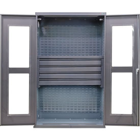 GoVets Configurable Clear-View Drawer Cabinet 48