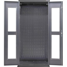 GoVets Configurable Clear-View Bin & Shelf Cabinet 36