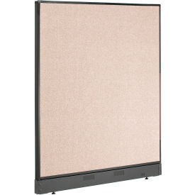 Interion® Non-Electric Office Partition Panel with Raceway 48-1/4