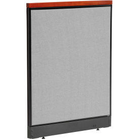 Interion® Deluxe Non-Electric Office Partition Panel with Raceway 36-1/4