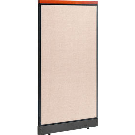 Interion® Deluxe Office Partition Panel with Pass Thru Cable 36-1/4