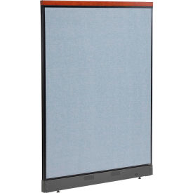 Interion® Deluxe Office Partition Panel with Pass Thru Cable 48-1/4
