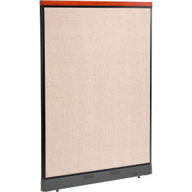 Interion® Deluxe Office Partition Panel with Pass Thru Cable 48-1/4