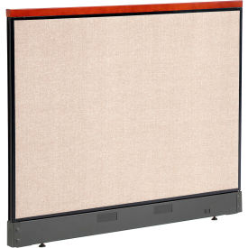 Interion® Deluxe Non-Electric Office Partition Panel with Raceway 60-1/4
