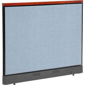 Interion® Deluxe Office Partition Panel with Pass Thru Cable 60-1/4