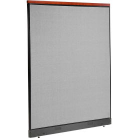 Interion® Deluxe Office Partition Panel with Pass Thru Cable 60-1/4