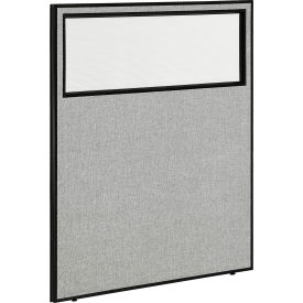 Interion® Office Partition Panel with Partial Window 48-1/4