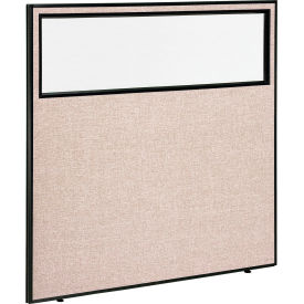 Interion® Office Partition Panel With Partial Window 60-1/4
