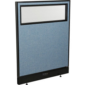 Interion® Electric Office Partition Panel with Partial Window 36-1/4