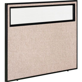 Interion® Office Partition Panel With Partial Window 48-1/4