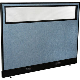 Interion® Electric Office Partition Panel with Partial Window 60-1/4