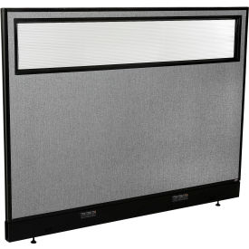 Interion® Electric Office Partition Panel with Partial Window 60-1/4