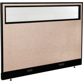 Interion® Electric Office Partition Panel with Partial Window 60-1/4