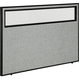 Interion® Office Partition Panel With Partial Window 60-1/4