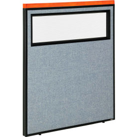 Interion® Deluxe Office Partition Panel with Partial Window 36-1/4