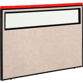 Interion® Deluxe Office Partition Panel with Partial Window 60-1/4