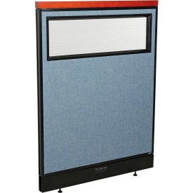 Interion® Deluxe Electric Office Partition Panel with Partial Window 36-1/4