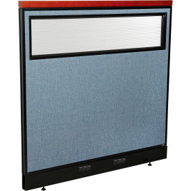 Interion® Deluxe Electric Office Partition Panel with Partial Window 48-1/4