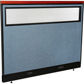 Interion® Deluxe Electric Office Partition Panel with Partial Window 60-1/4