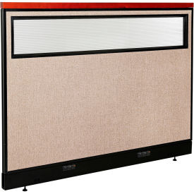 Interion® Deluxe Electric Office Partition Panel with Partial Window 60-1/4
