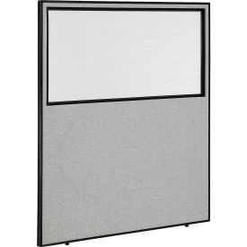 Interion® Office Partition Panel With Partial Window 60-1/4