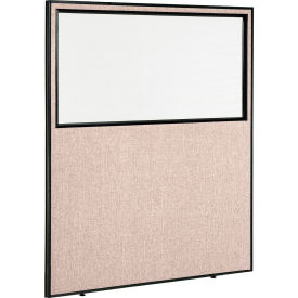 Interion® Office Partition Panel With Partial Window 60-1/4
