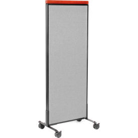 Interion® Mobile Deluxe Office Partition Panel 24-1/4