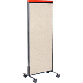Interion® Mobile Deluxe Office Partition Panel 24-1/4