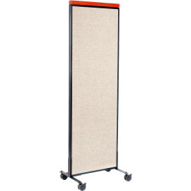 Interion® Mobile Deluxe Office Partition Panel 24-1/4