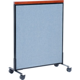 Interion® Mobile Deluxe Office Partition Panel 36-1/4