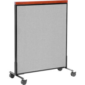 Interion® Mobile Deluxe Office Partition Panel 36-1/4