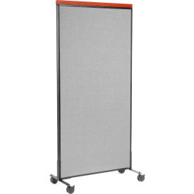 Interion® Mobile Deluxe Office Partition Panel 36-1/4
