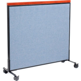 Interion® Mobile Deluxe Office Partition Panel 48-1/4