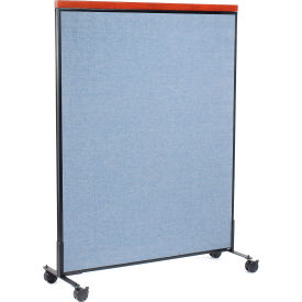 Interion® Mobile Deluxe Office Partition Panel 48-1/4
