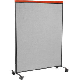 Interion® Mobile Deluxe Office Partition Panel 48-1/4