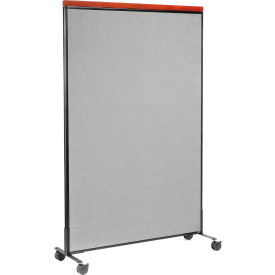 Interion® Mobile Deluxe Office Partition Panel 48-1/4
