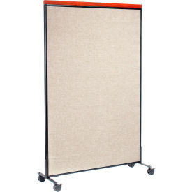 Interion® Mobile Deluxe Office Partition Panel 48-1/4