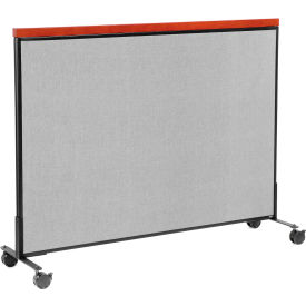 Interion® Mobile Deluxe Office Partition Panel 60-1/4
