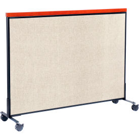 Interion® Mobile Deluxe Office Partition Panel 60-1/4