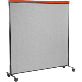 Interion® Mobile Deluxe Office Partition Panel 60-1/4
