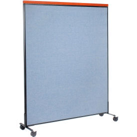 Interion® Mobile Deluxe Office Partition Panel 60-1/4
