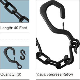 Mr. Chain® Delineator Hook Kit with 2